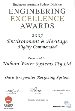Engineering Excellence Award - September 2007